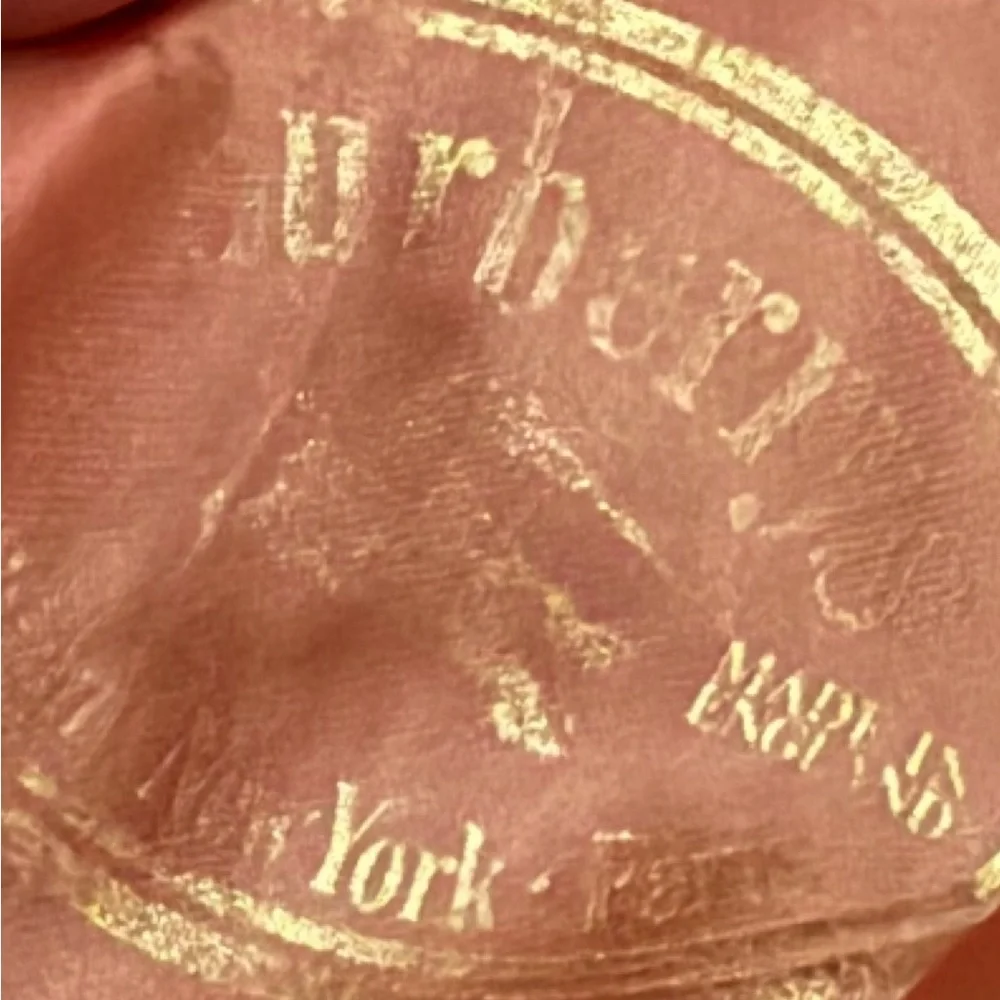 Burberry Vintage Fedora Hat Tan Plaid Windowpane Wool Multicolor Buckle 7 3/8 - Picture 11 of 13